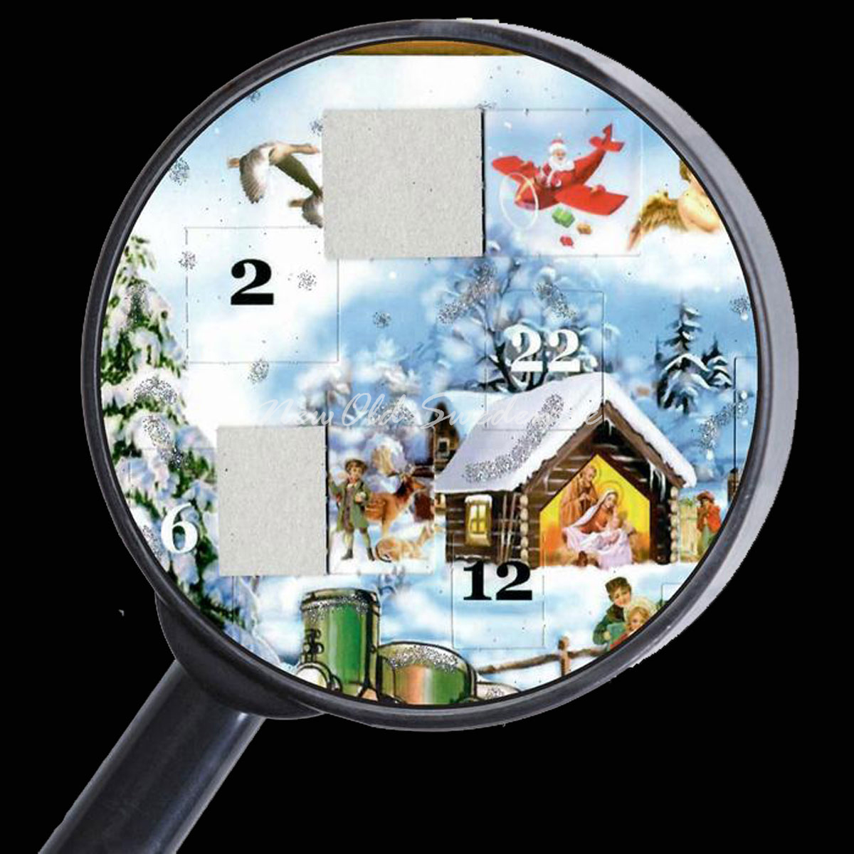 TRAIN IN THE SNOW - VICTORIAN ADVENT CALENDAR - Adventskalender - 2