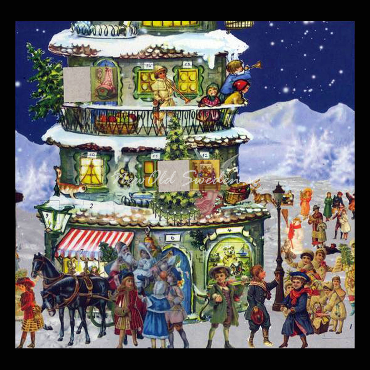 CHRISTMAS TOWER - VICTORIAN ADVENT CALENDAR - Adventskalender - 2