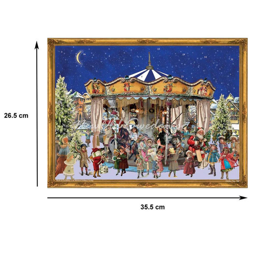 CHRISTMAS CAROUSEL - VICTORIAN ADVENT CALENDAR - Adventskalender - 3
