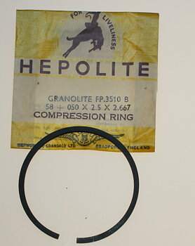 Kolvring  58,50x2,50 mm (58+.50x2,5) NOS Hepolite
