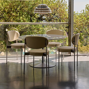 Series 430 Chair (Harald 182 & 982/Black legs) - Verpan