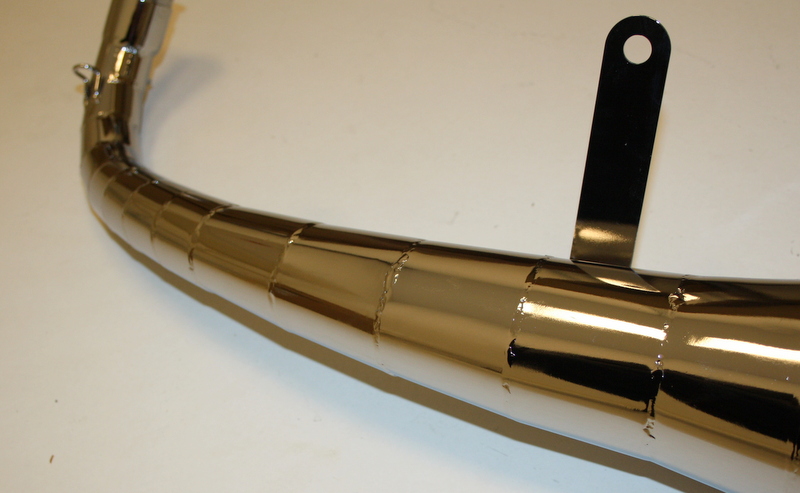 Exhaust system RP 2 for Yamaha FS1 - Chrome plated - 3