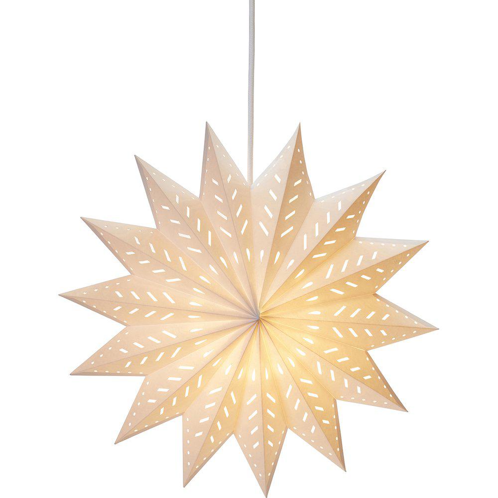 ADVENTSSTJÄRNA- VIT- ALFA JULSTJÄRNA  - 3