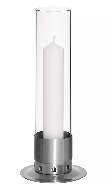 Kattvik Ljusstake Borstad Stål Large
