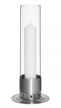 Kattvik Ljusstake Borstad Stål Large