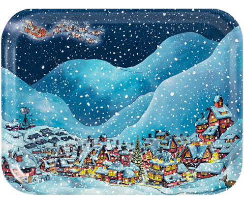 Mauri Kunnas Bricka Tomte by