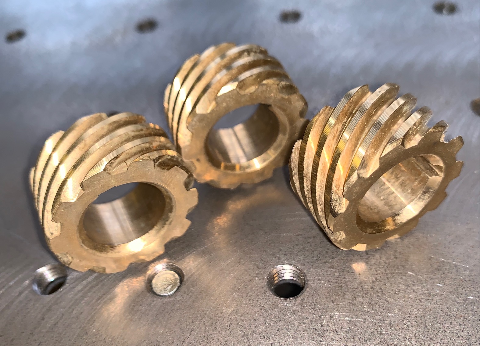 Bundle of 3 GENUINE BUELL XB HIGH PERFORMANCE OIL PUMP DRIVE GEAR