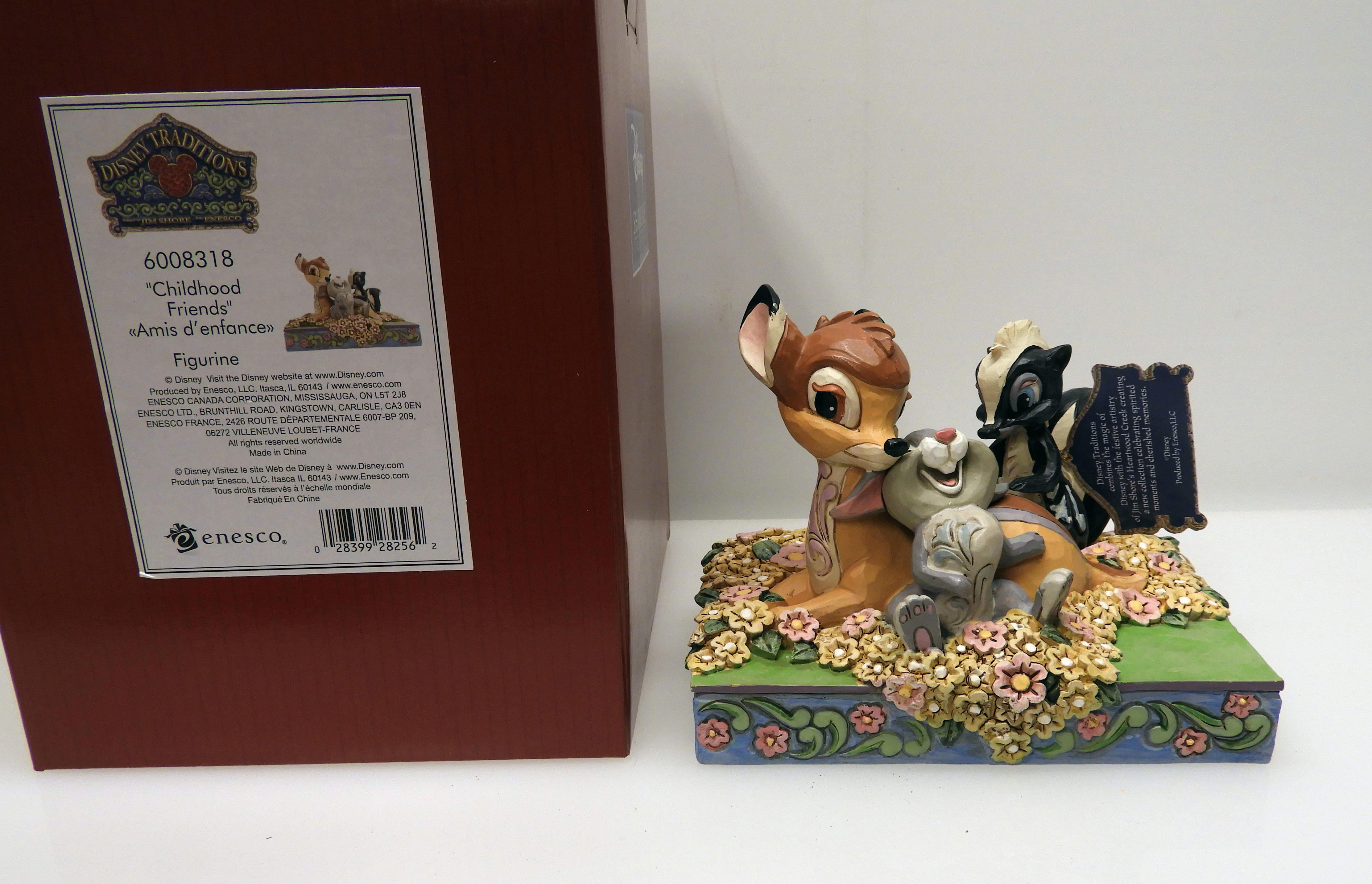 Disney Bambi Childhood friends av Jim Shore - 2