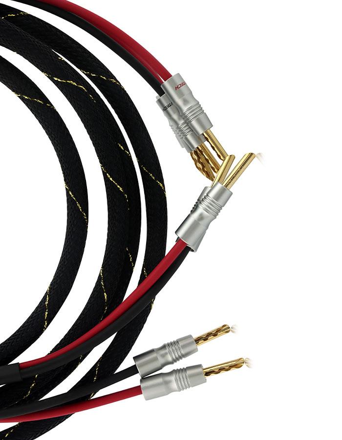 AAC e2.2 Cryo Speaker Cable Pair Gold Banana - 2