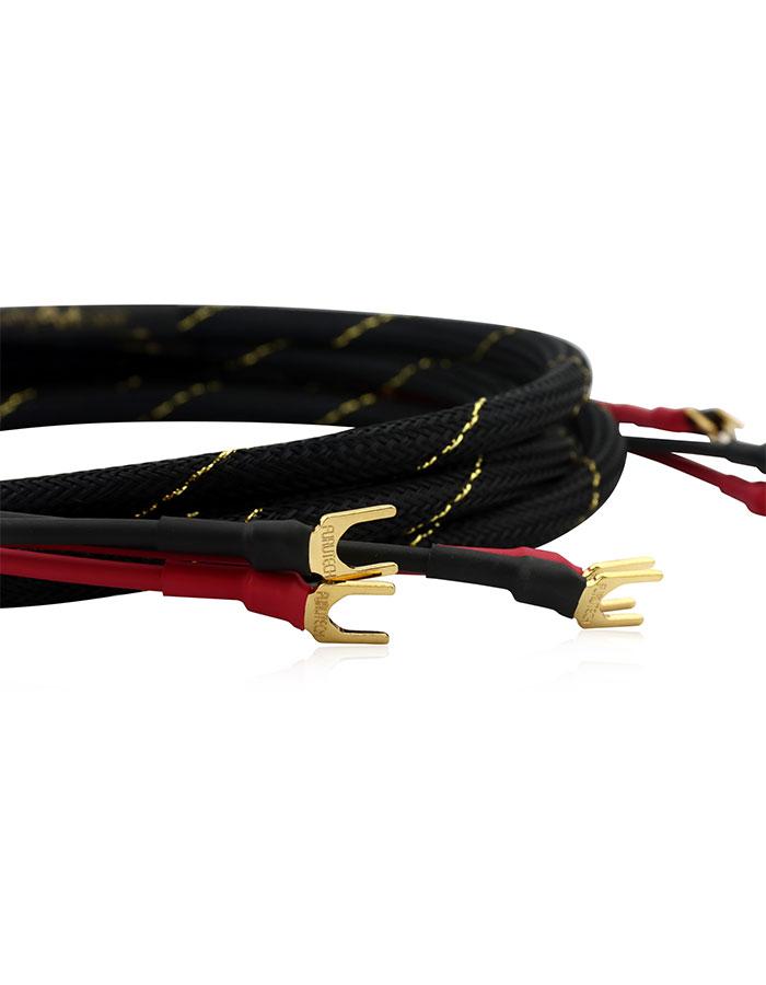 AAC e2.2 Cryo Speaker Cable Pair Gold Spade - 2
