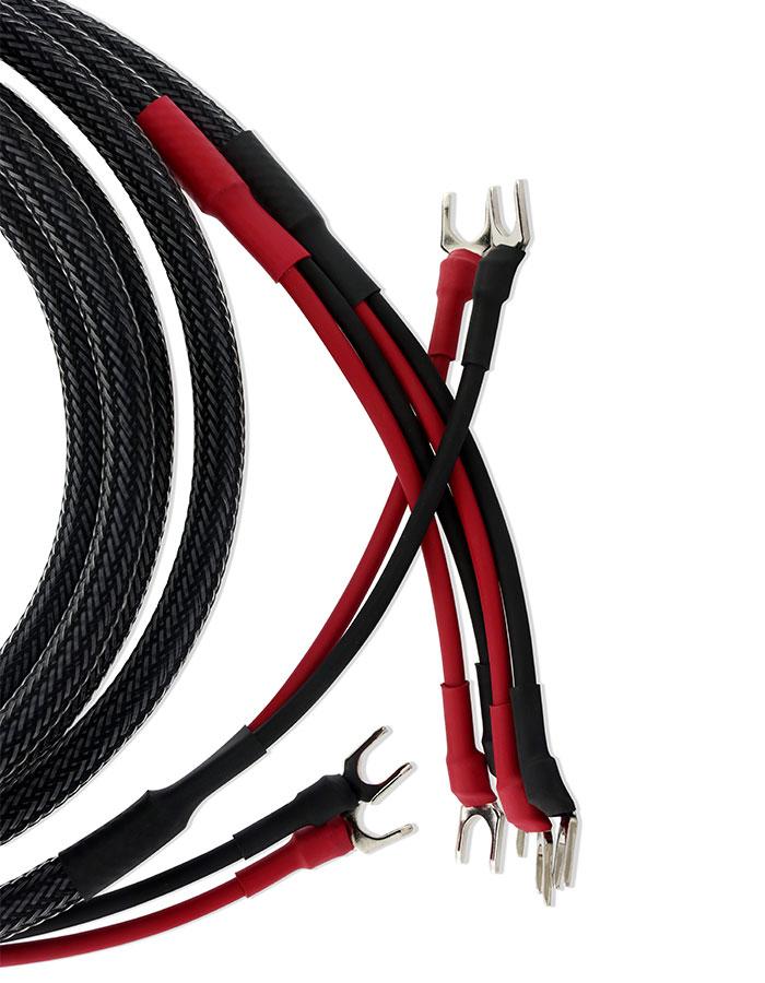 AAC e2.2 Cryo Speaker Cable Pair Rhodium Spade - 2