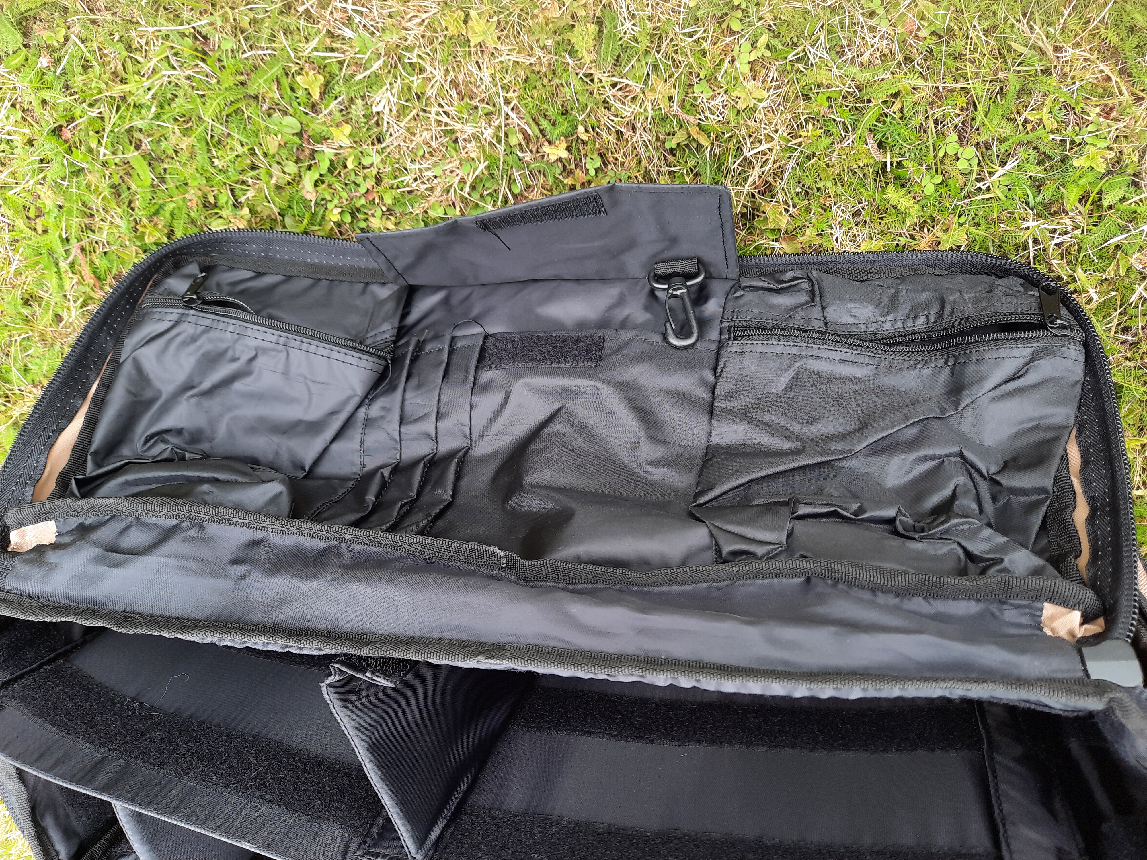 Väska med fack, camouflagemönstrad - 4