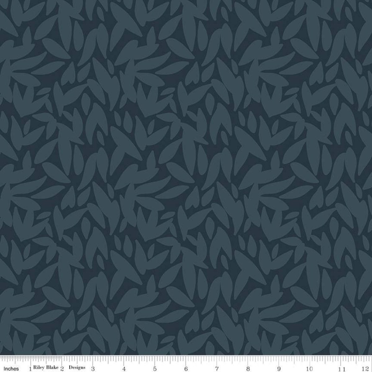 Sonnet Dusk Leaves Teal - 2