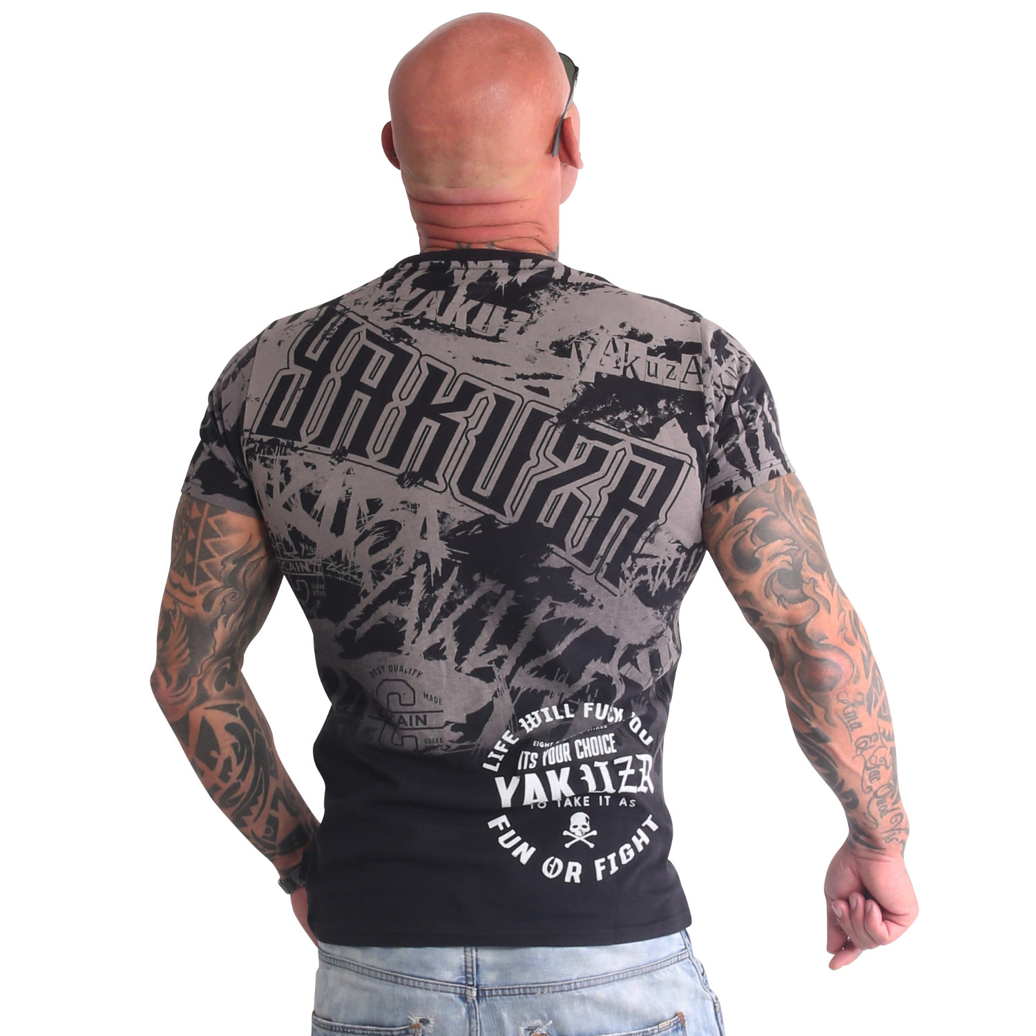 Life Allover T-Shirt, black - 2