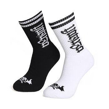 Urban Sockx Double Pack, black/white