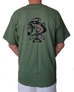 Pacific Nordväst Nativ Lax  T-shirt