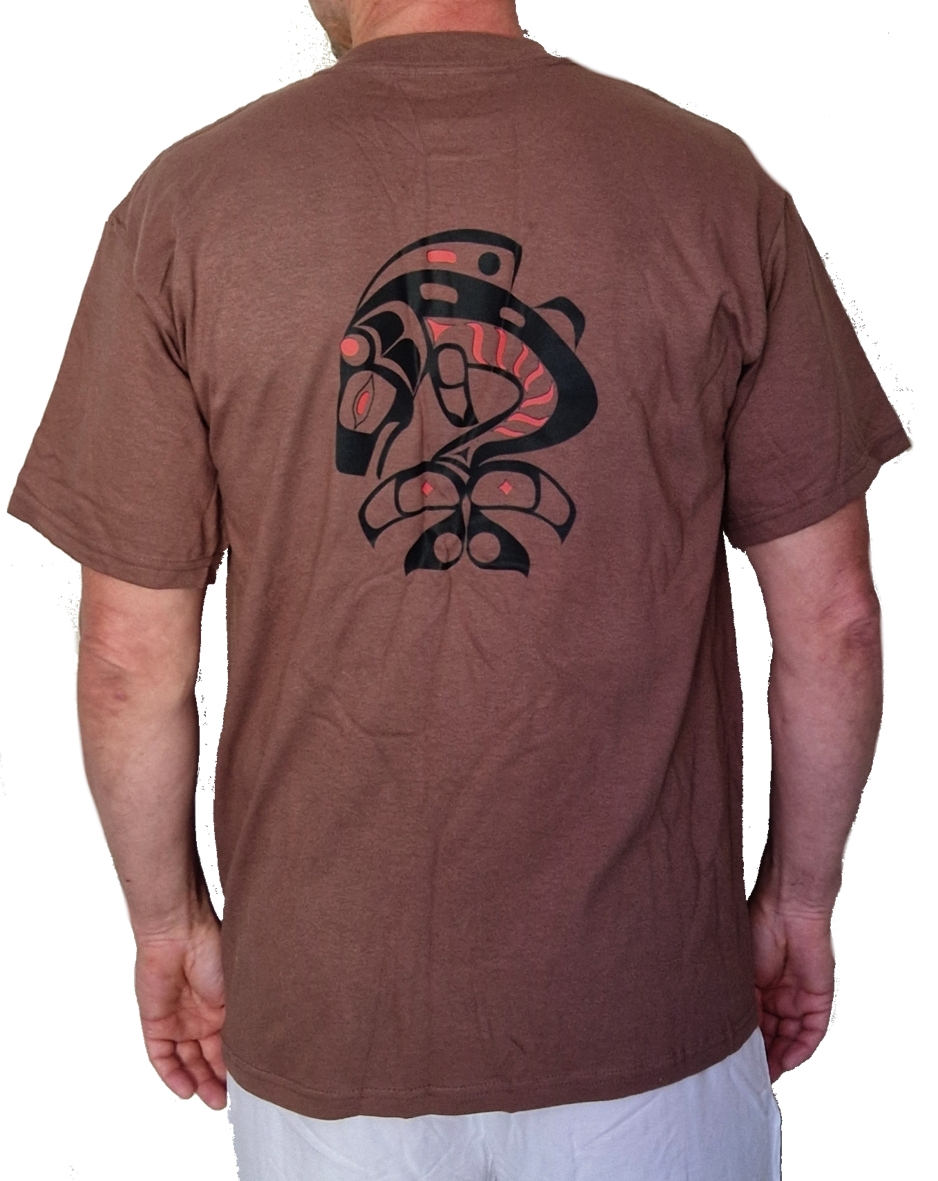 Pacific Nordväst Nativ Lax  T-shirt - 3