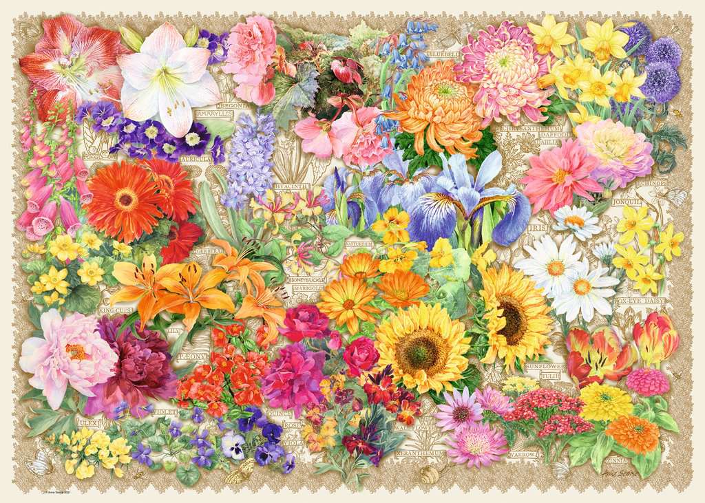 Blooming Beautiful 1000 Bitar Ravensburger