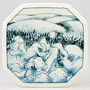 Heljä Liukko-Sundström (Finnair 1995) Octagon Wall Plaque Winter 15 cm