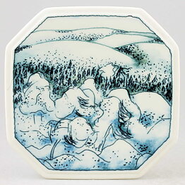Heljä Liukko-Sundström (Finnair 1995) Octagon Wall Plaque Winter 15 cm