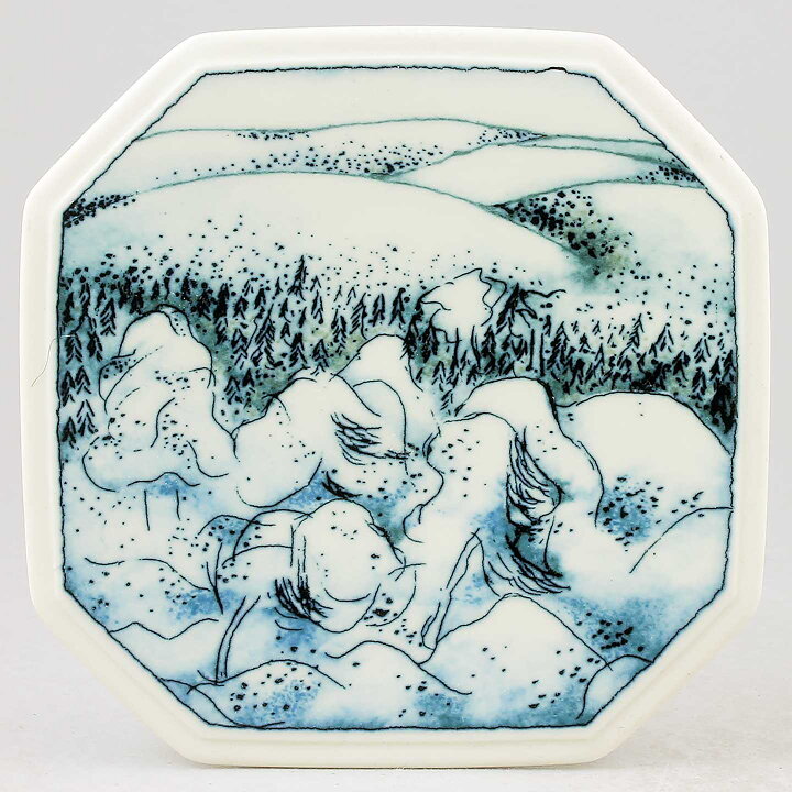 Heljä Liukko-Sundström (Finnair 1995) Octagon Wall Plaque Winter 15 cm