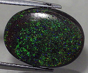 Piedra preciosa de ópalo macizo natural única de forma ovalada muy grande de 6,13 ct