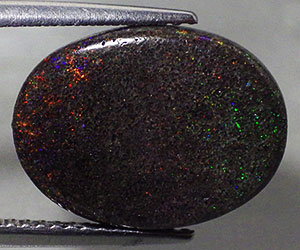 Piedra preciosa de ópalo macizo natural única de forma ovalada muy grande de 6,13 ct - 2