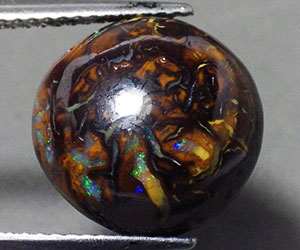 Piedra preciosa de ópalo de canto rodado natural genuino, grande, de 8,18 quilates