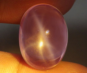 15,30 cet muy grande inusual piedra preciosa de cuarzo rosa estrella - 2