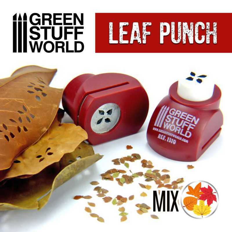 Green Stuff World: Miniature Leaf Punch - Red