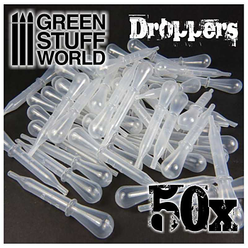Green Stuff World: 50x Droppers with Suction Bulb