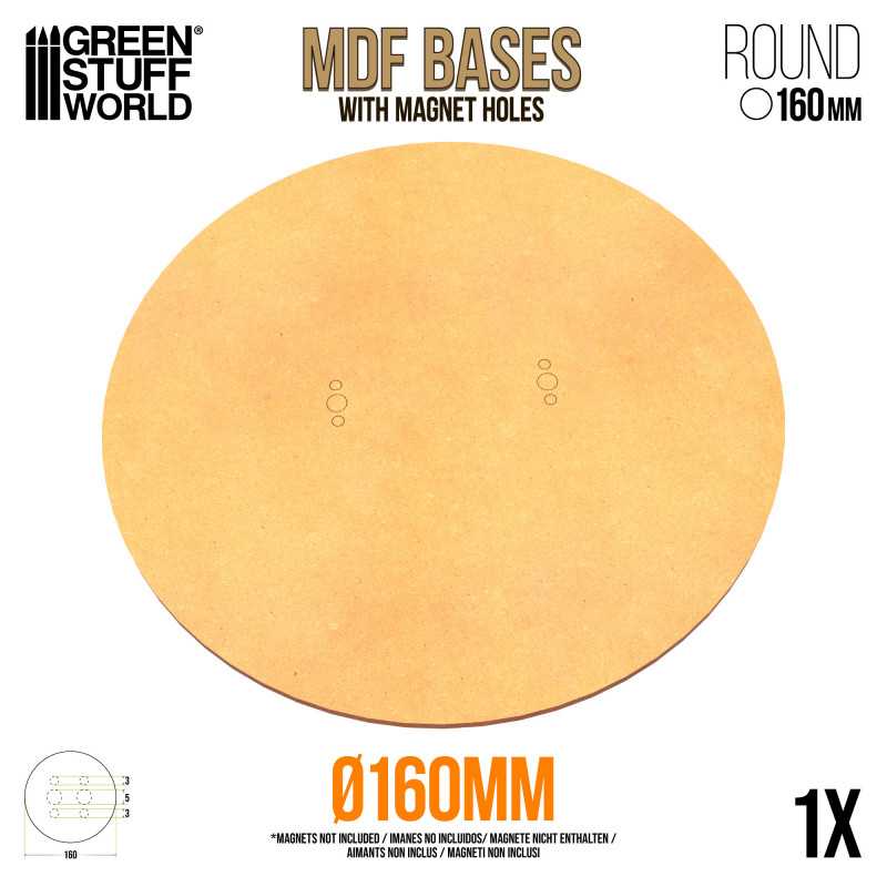 Green Stuff World: MDF Bases - Round 160mm (1)