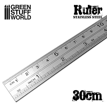 Green Stuff World: Measuring Steel Ruler 30cm