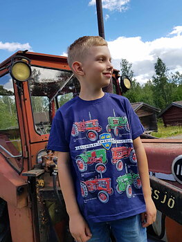 T-shirt Svenska Traktorer Blå