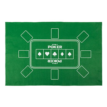 Grön pokerduk utav filt