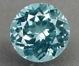 Apatito azul de Paraiba de 4,12 quilates, redondo, grande, de lujo, de 10 mm, con brillo superior natural