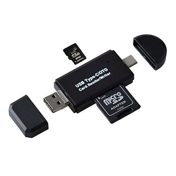 Minneskortsläsare USB/USB-C