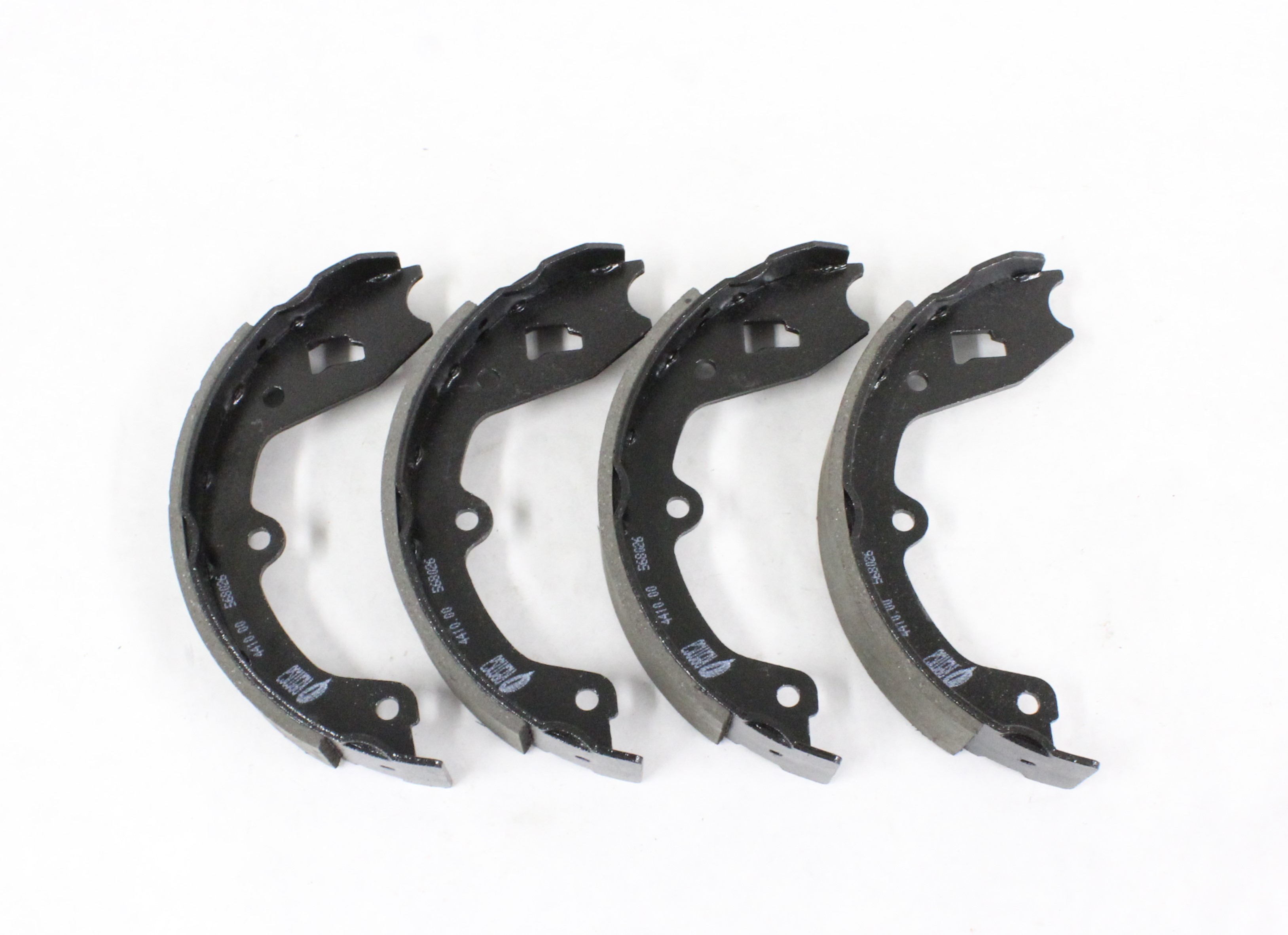 Hand brake shoe set, 140/164/P1800 (1972-74)