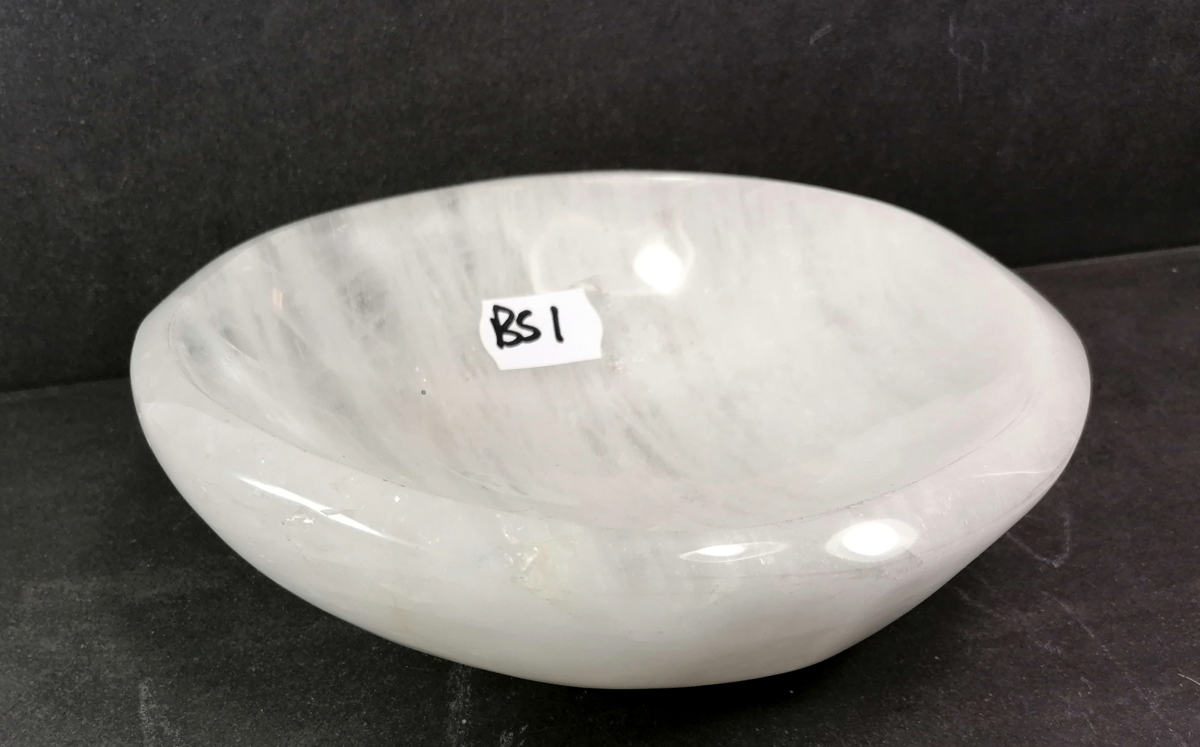 Bergkristall Skål  - 17cm