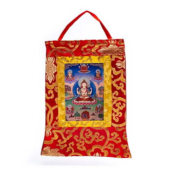 Chenrezig thangka   - 29cm
