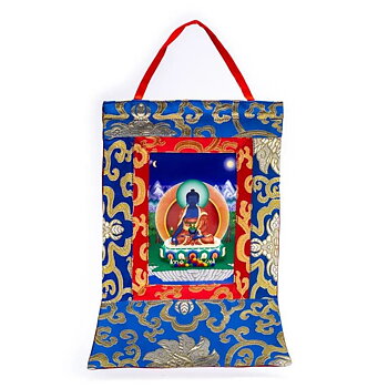  Medicine Buddha thangka   - 29cm