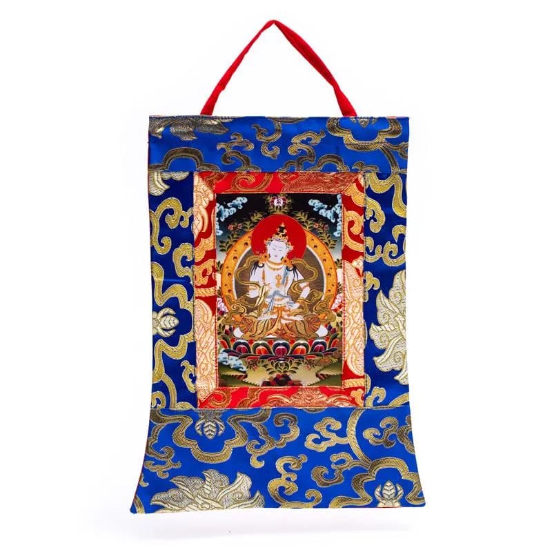 Vajrasattva thangka  - 29cm