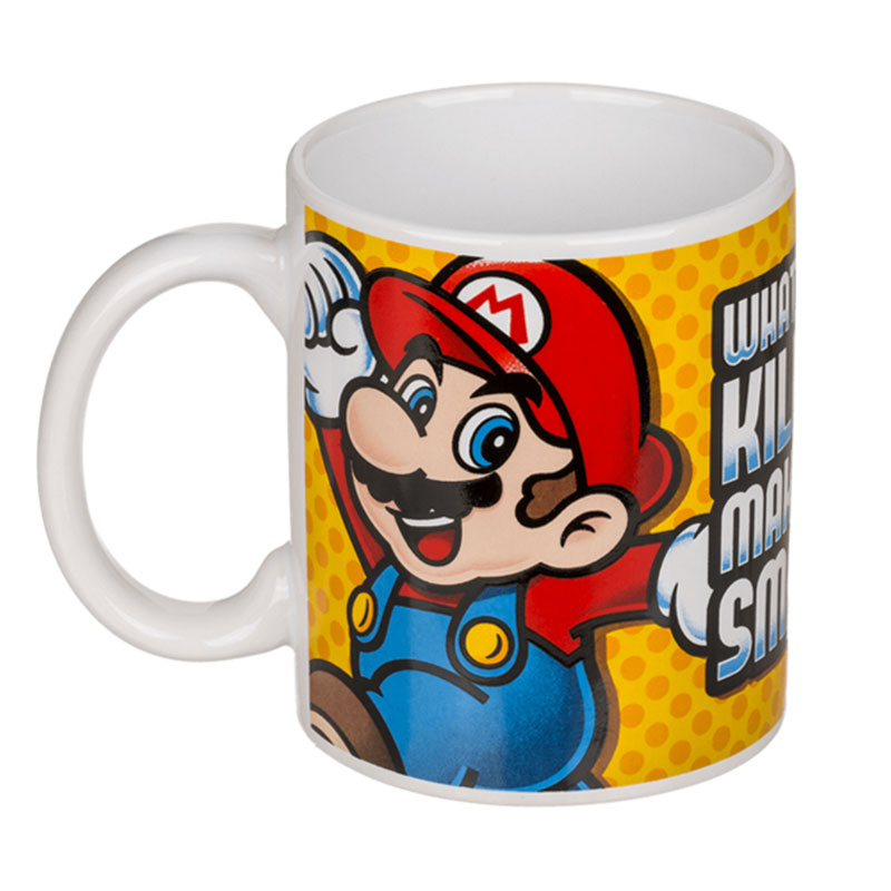 Super Mario mugg med handtaget åt vänster