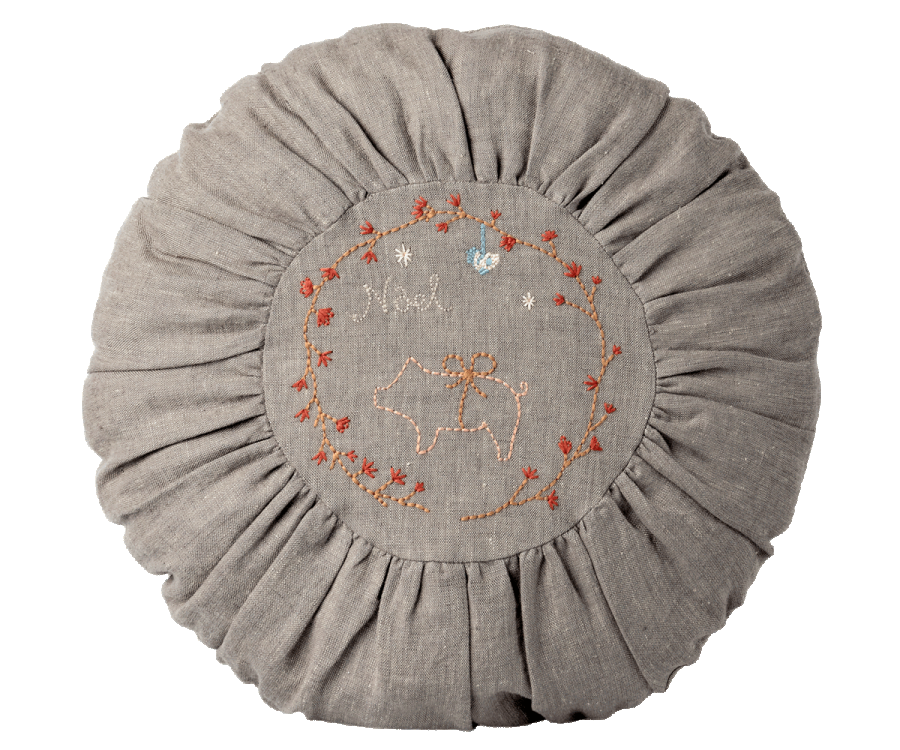 Maileg, Cushion, Round large - Pig