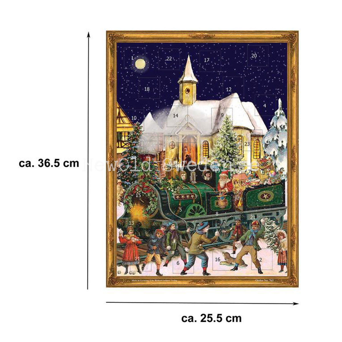 CHRISTMAS TRAIN - VICTORIAN ADVENT CALENDAR - Adventskalender - 5