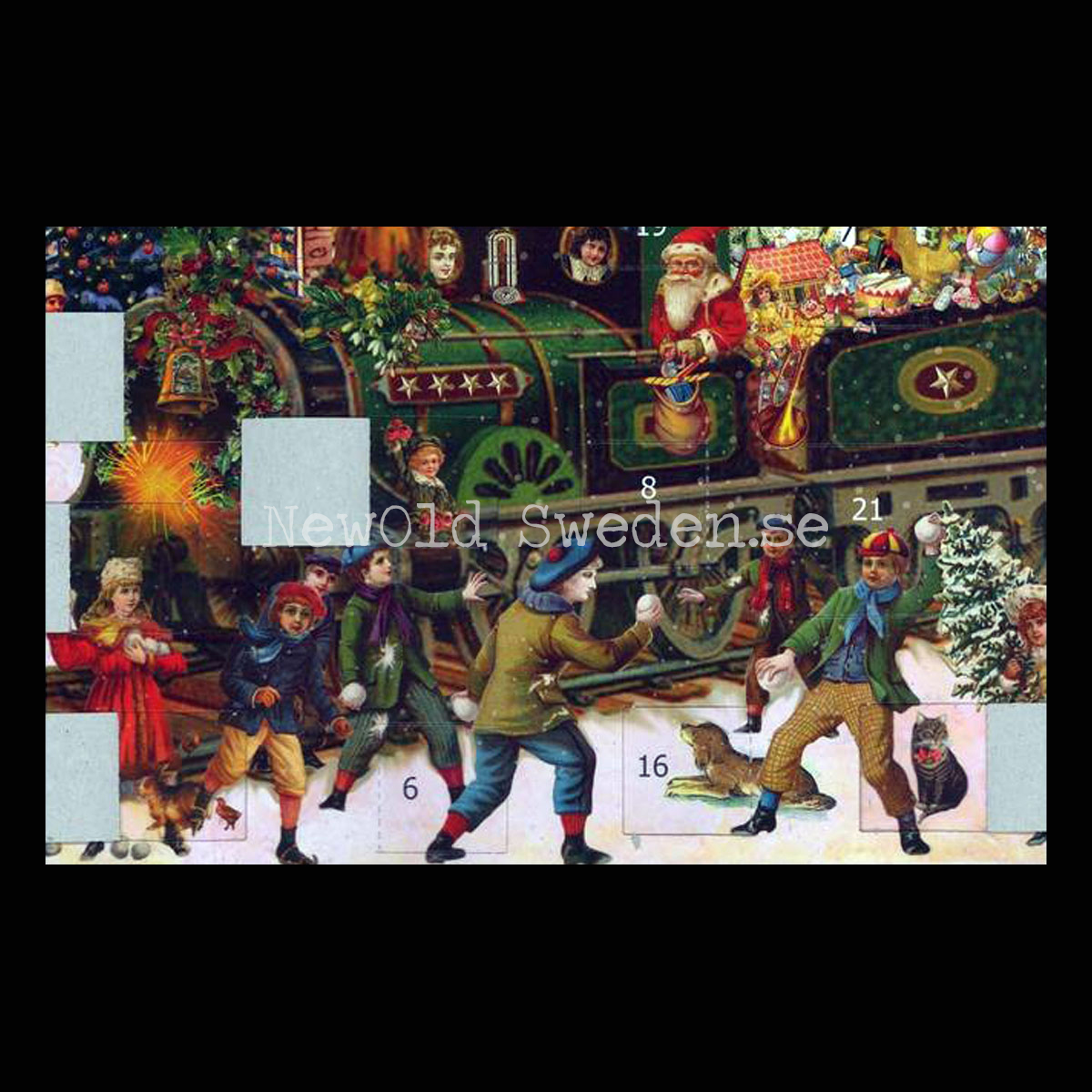 CHRISTMAS TRAIN - VICTORIAN ADVENT CALENDAR - Adventskalender - 4