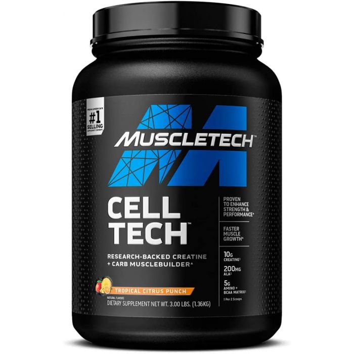 MuscleTech Cell-Tech Performance, 1,36kg. Tropical Citrus Punch