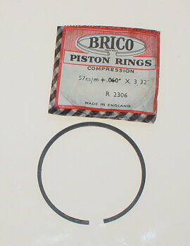Kolvring  58,50 x 2,38 mm (57mm +.060 x 3/32 ") NOS Brico