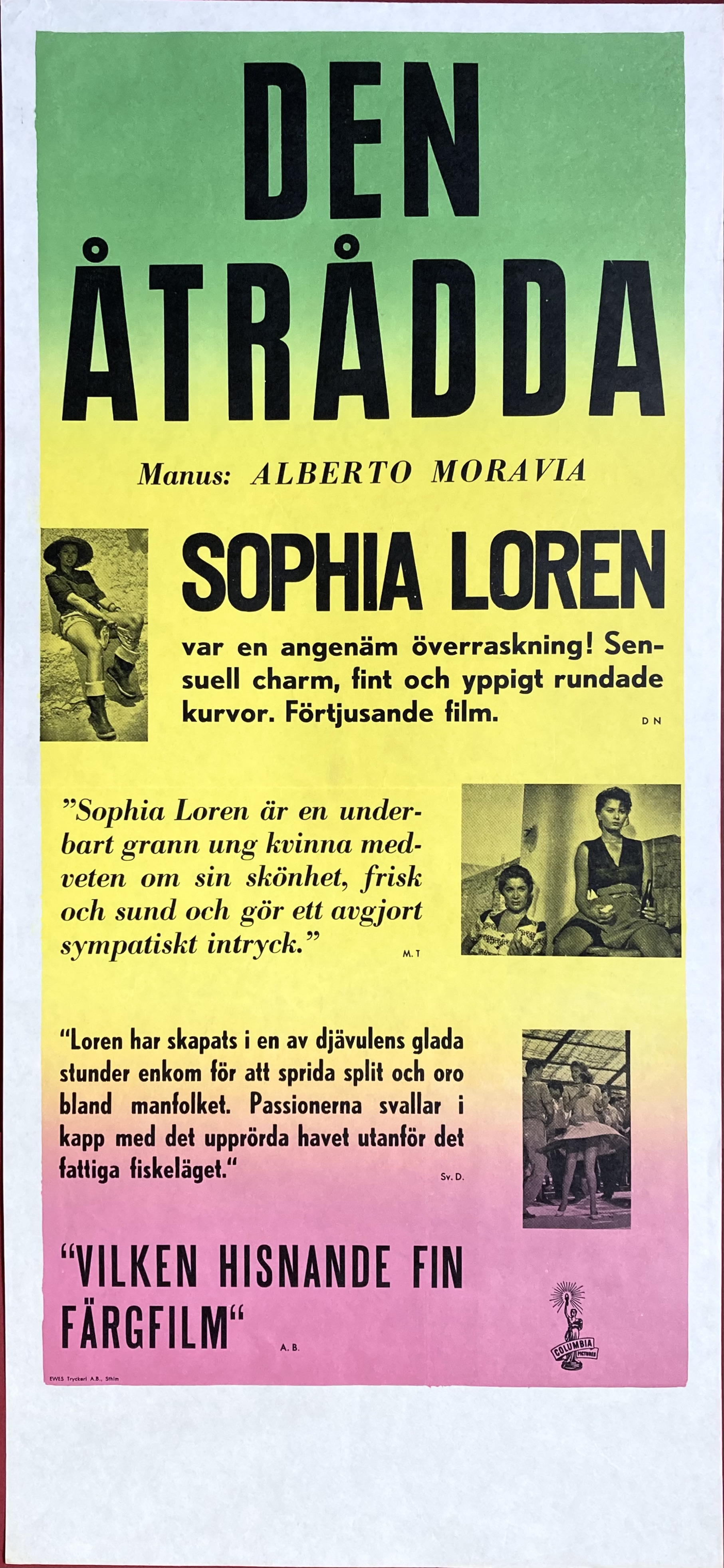 Nostalgipalatset THE RIVER GIRL (1954)