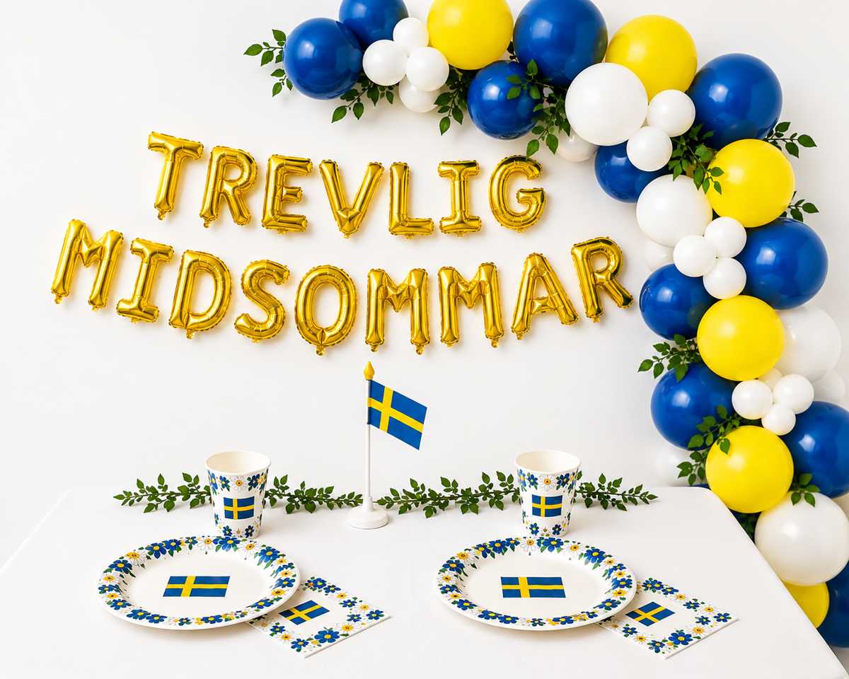 Midsommar Dekorationspaket Premium